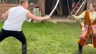 Pojedynek And vs Zmysło #sarmata #szlachta #szable #szabla #walka #fight #duel #mountandblade