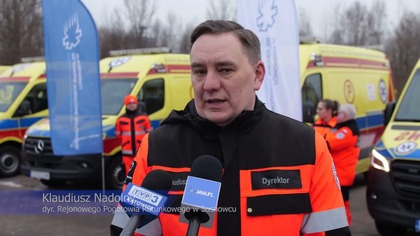 11 nowych karetek dla pogotowia w Sosnowcu