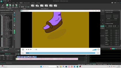 Przypadkowo usunęłam folder z wyrenderowaną animacją i plik ze zmontowaniem nie działał już...