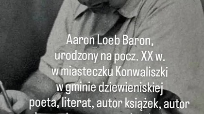 Aaron Loeb Baron (1886-1954), born Kalelishok (Konwaliszki), Divenishok community. Yiddish poet, emigrated to Unites States (1906), died in New York.


#litvak #litvaks #divenishok #kalelishok #konwaliszki #dziewieniszki #dieveniškiųkraštas #judaistykauwr #judaistyka #judaika #judaistykauj #żydzi #jewishpoetry #jewsofnewyork #poezija #poet #poetry #portraits #authors #author #jewish #jews #gminadziewieniszki #poezjażydowska #jewishpoet #vintagephotography #artoftheday #poezija #poetas #poezijospavasaris #bookstagrammer #dziewieniszki #dziewieniszki #dieveniškės #dieveniskes #gmina #wileńszczyzna #gminadziewieniszki  #litwa #kultura #kultur #lietuvoskulūra #polacynalitwie #wilno #warszawa #uniwersytetwarszawski #cinematography #newyork #newyorkcity #jewish #jews #judaica  #newyorkuniversity #unitedstates #theunitedstatesofamerica #books #jewishbooks #jewishculture   #literature #wilno #vilnius #wilna #artoftheday #ikonografia #divenishok #Devenishki #lithuania #poland #usa #jewishculture #jewishliterature #poetry #poetrycommunity #jewishpoetry