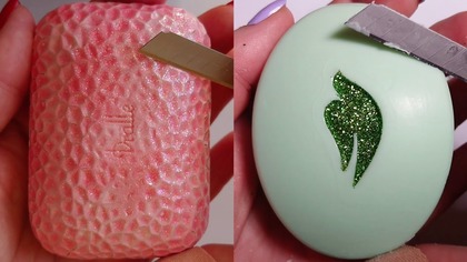 Soap Carving ASMR Relaxing Sounds no talking Satisfying ASMR Video