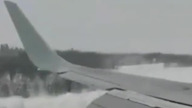 Twarde lądowanie samolotu Boeing 737 linii Utair w Usińsku