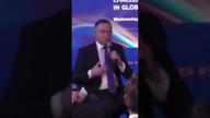 Andrzej Duda i jego angielski na szczycie w Davos