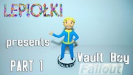TUTORIAL: Vault boy ( Fallout) by  lepiołki  PART 1 polymer clay, z modeliny, made hand