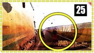 Tir uderza w stojący patrol na poboczu, o włos od tragedii #Film Widza #25