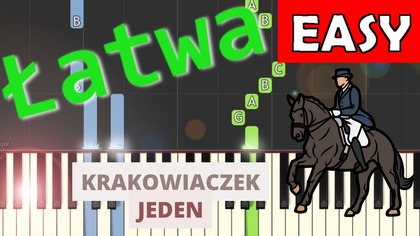  Krakowiaczek jeden - Piano Tutorial (łatwa wersja)  NUTY W OPISIE 