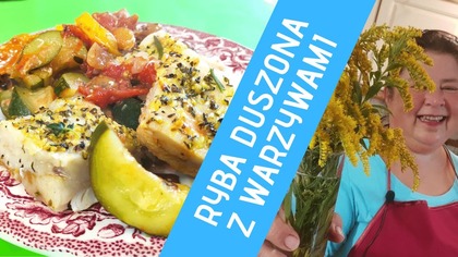 Lekki, zdrowy obiad - Mintaj duszony z warzywami