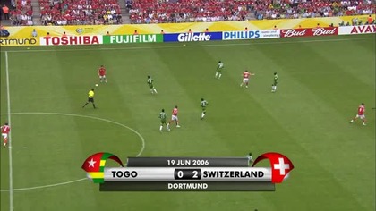 MŚ Niemcy 2006 - Togo-Szwajcaria 0:2 (19. 06. 2006)