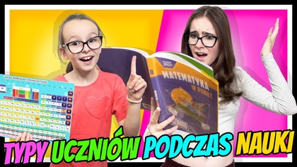 TYPY UCZNIÓW PODCZAS NAUKI #fikimikiagatkiimoniki