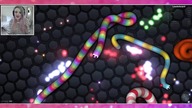  Rainbow Snake! | Slither.io