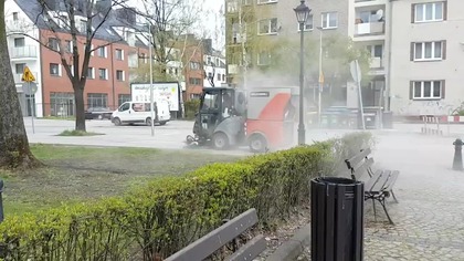 Zamiatarka w mieście.  Czy to dobry pomysł? Opole