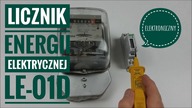 Jak podłączyć jednofazowy licznik energii elektrycznej LE-01d.