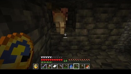 Two skeletons #game #minecraft #Short #Shorts #Cave