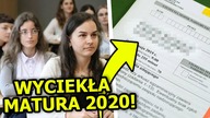 WYCIEKI MATURALNE 2020! WYCIEKŁA MATURA Z ZAKRESU PODSTAWOWEGO! SPRAWDŹ JAKIE SĄ ZADANIA