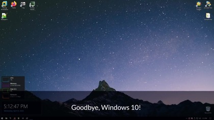 Goodbye, Windows 10...