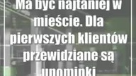 Ma być najtaniej w mieście.  Dla pierwszych klientów przewidziane są upominki i przekąski