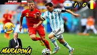 Argentyna 1:0 Belgia 1/4 Mistrzostw Świata 2014, skrót meczu, Polski komentarz HD