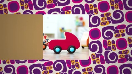 Free Wheee-lees - drewniane mini autko wyścigówka czerwona B. Toys