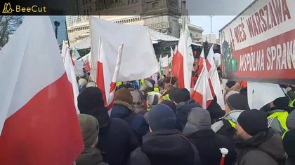 Protest rolników w Warszawie obszerna relacja #protest