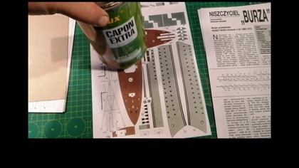 Model Kartonowy ORP Burza budowa kadłuba cz. 1 tutorial #paper #model