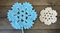 Jak zrobić małą serwetkę na szydełku, krok po kroku wytłumaczone, crochet napkin #249