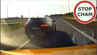 Agresja drogowa - zajechał drogę i hamował a potem zablokował na parkingu #1574 Wasze Filmy