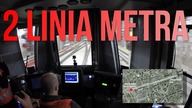Jechaliśmy drugą linią metra! Widok z kabiny maszynisty!