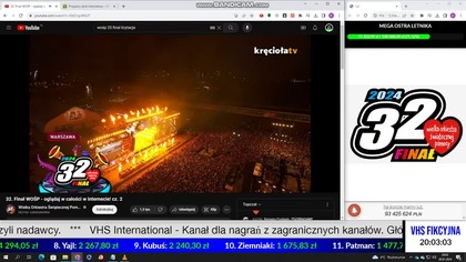 32.  finał WOŚP - Światełko do nieba (28. 01. 2024)