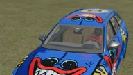 One and only Huggy Wuggy Livery! Stands out Among Tractors - Unique Painted Car mod in FS22 #shorts