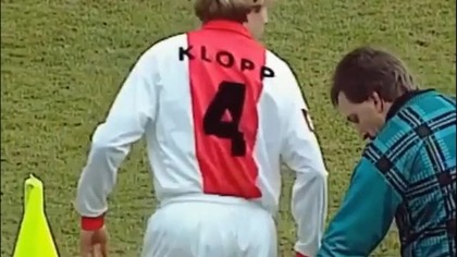 Rare footage of Jürgen Klopp as a player!  