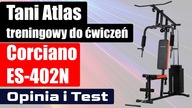 Tani Atlas treningowy do ćwiczeń Corciano ES-402N | Opinia i Test