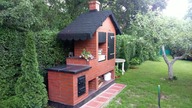 Murowana wedzarnia + grill