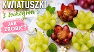  Jak zrobić kwiatuszki z winogron? Efektowna dekoracja deserów w 1 minutę! 