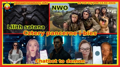 Cztery internetowe i bies Chatbot to demon Lilith-satana NWO