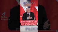 (Subskrybuj) Panie Prezesie jest Pan naszą ostoją.  Kaczyński odpowiada na komplement #shorts