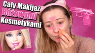 Cały Makijaz Tylko Rozowymi KosmetykamiWyzwanie Makijaż Różowym Kolorem