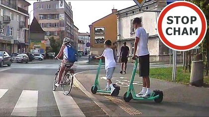 Na hulajnodze po jezdni pod okiem mamy #2325 Wasze Filmy