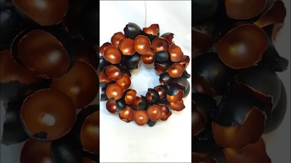 WIANEK WIELKANOCNY ZE SKORUPEK JAJ z kanału @diy_art_ideas #shorts #diy #wianki