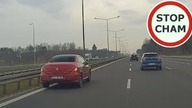 Zatrzymanie na lewym pasie drogi ekspresowej i kolizja z ...  #418 Wasze Filmy