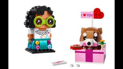  AL: Układamy LEGO - Miłosne pudełko prezentowe & BrickHeadz Mirabel Madrigal  1 THE END