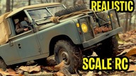 1/10 Scale Rc Crawler Land Rover Classic Trophy 4x4 Offroad Rc Car