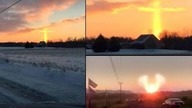 Dziwne fenomeny optyczne na świecie, skrzydlate słońce na Hawajach i krzyż nad stanem Michigan