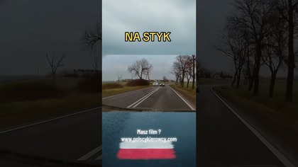 Na styk! Ledwo wyprzedził a ile ryzykował?  #NaStyk #Wyprzedzanie #PolscyKierowcy #shorts
