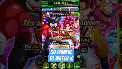 11 ANNIVERSARY Countdown Dokkan Festival, that bait was so bad dbz dokkan battle