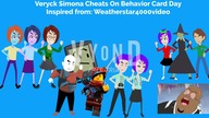 Veryck Simona Cheats On Behavior Card Day