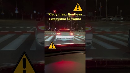 Kiedy masz Bentleya i wszystko w d**** #shorts #rikordwidjo #polska #policja