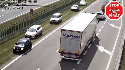 Pokaz możliwości kierowców na S12 Lublin - Jastków.  STOP PIRAT