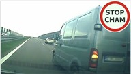 Agresja drogowa - hamowanie, zajeżdżanie na drodze S17 #1361 Wasze Filmy