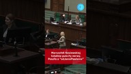 (subskrybuj) AFERA W SEJMIE.  Gosiewskiej totalnie puściły nerwy.  Poszło o odJaniePawlenie #shorts