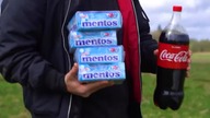 Experiment: The Bottle of Coca Cola VS The Bottle of Mentos.